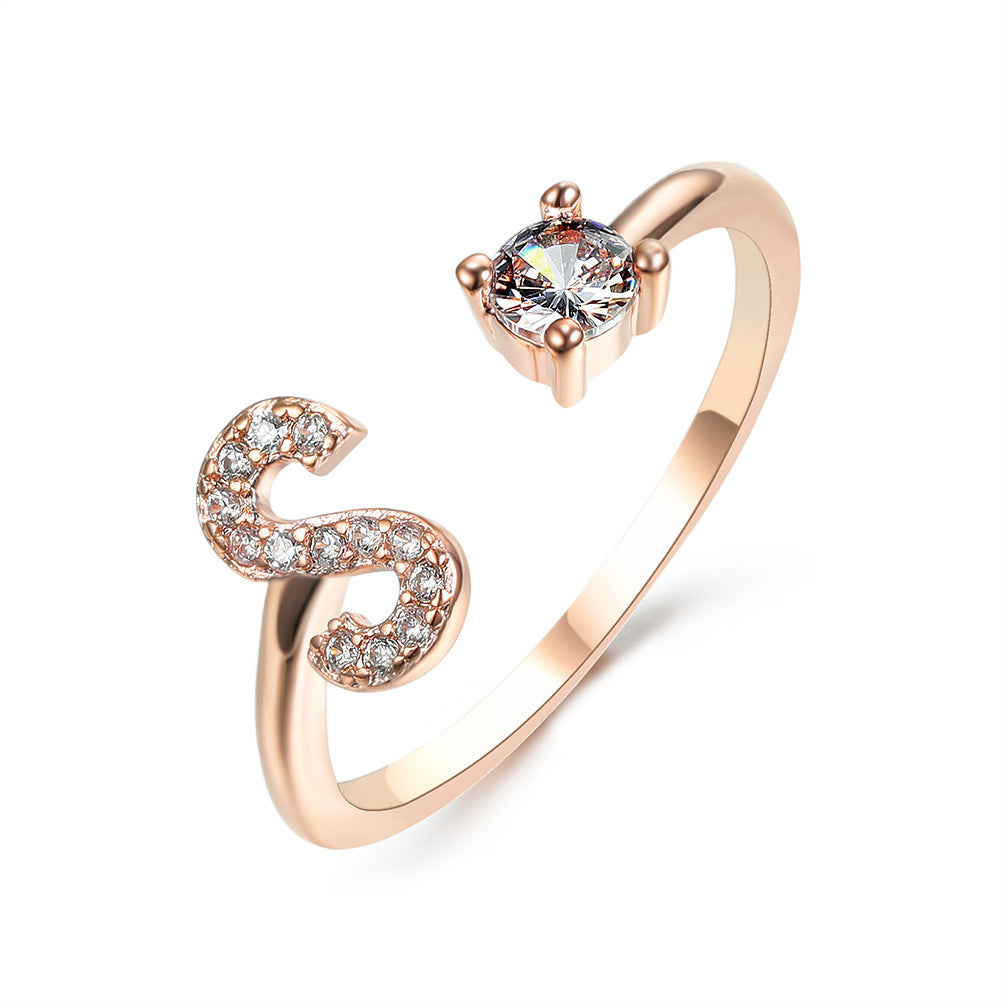 MONOGRAM NOIR - Personalisierter Initialenring