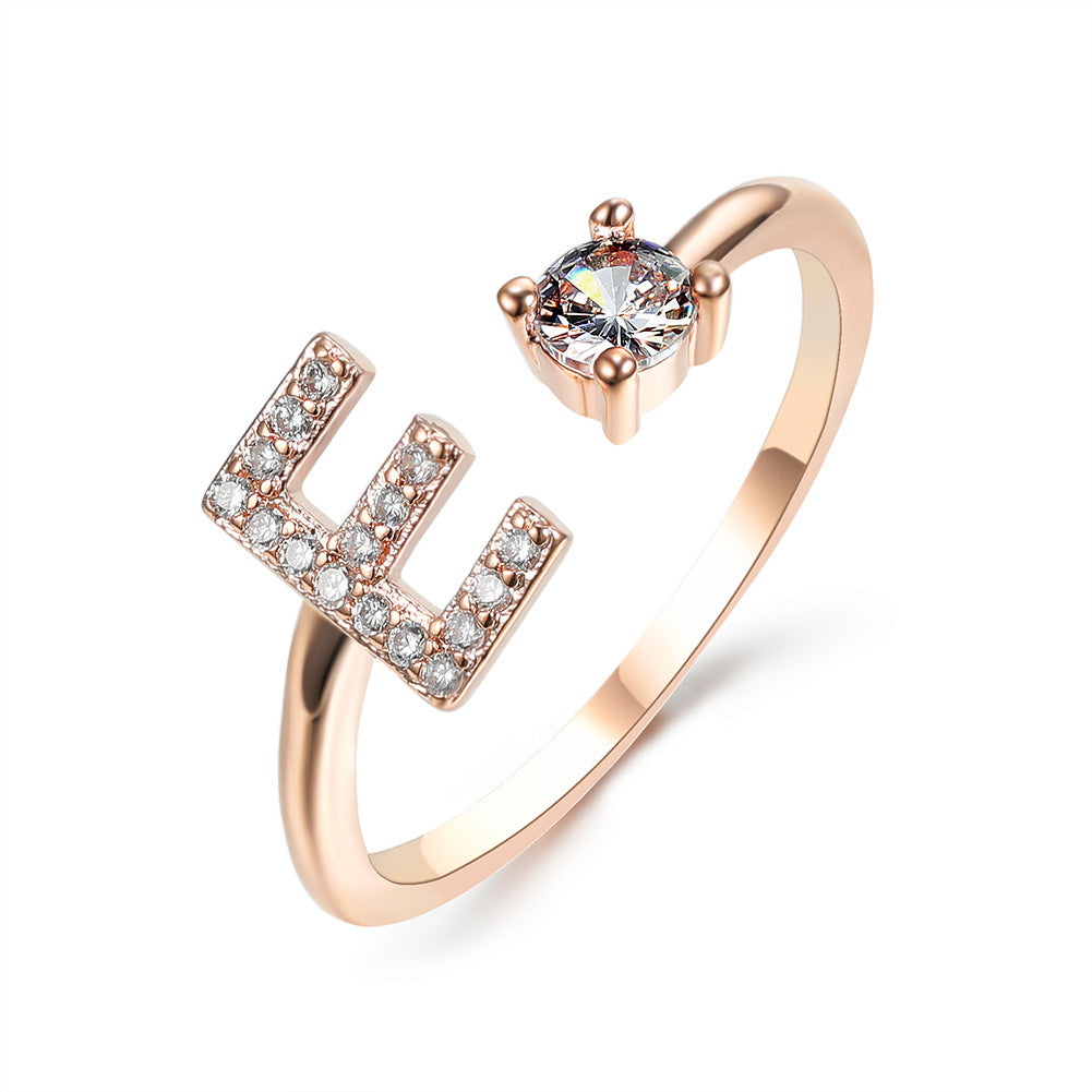 MONOGRAM NOIR - Personalisierter Initialenring