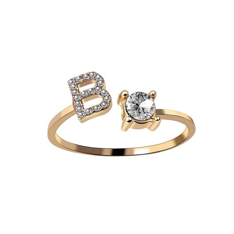 MONOGRAM NOIR - Personalisierter Initialenring