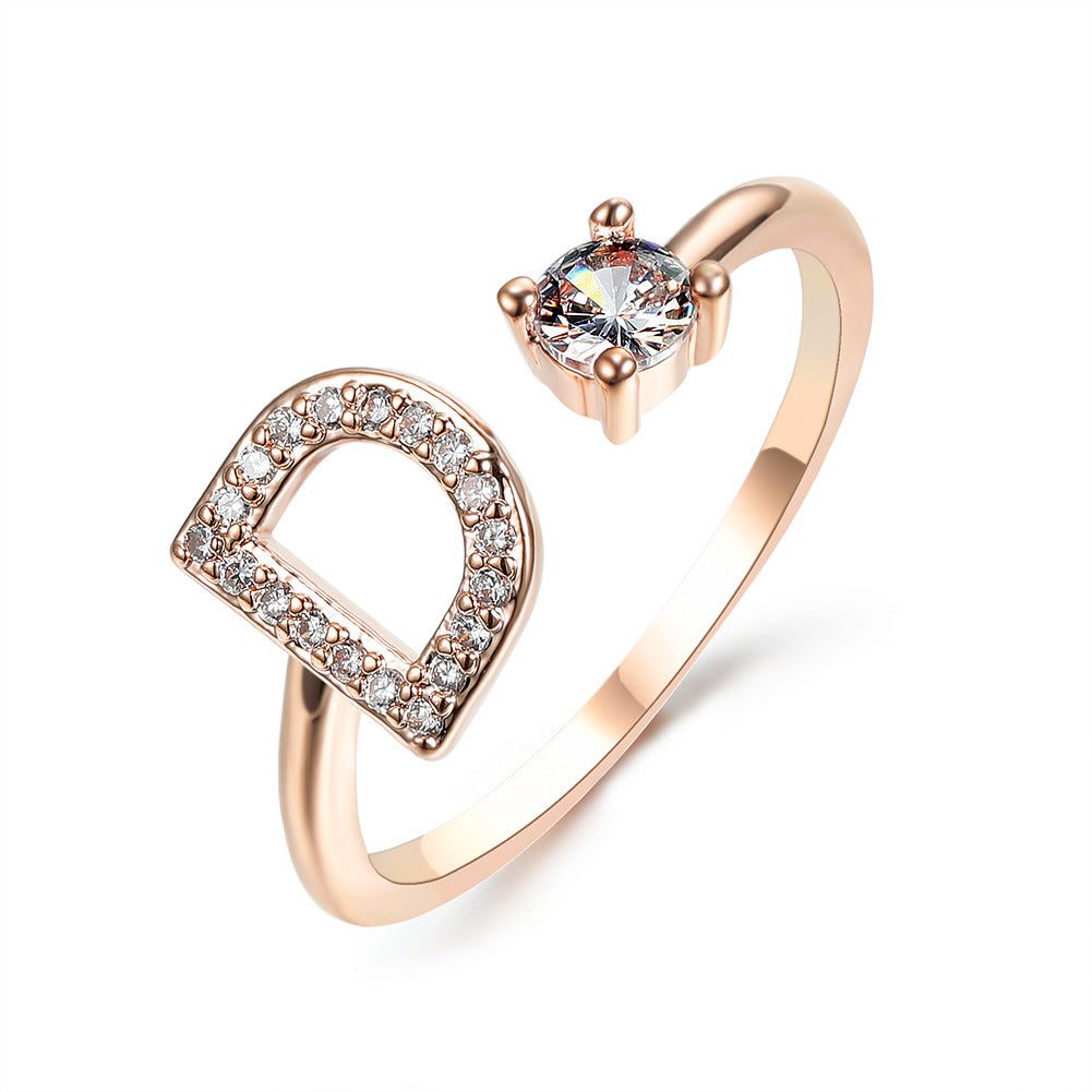 MONOGRAM NOIR - Personalisierter Initialenring