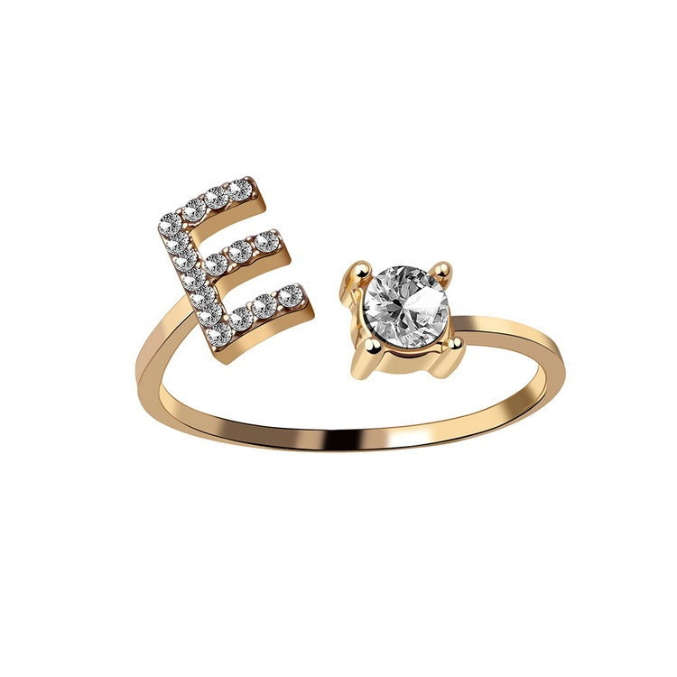 MONOGRAM NOIR - Personalisierter Initialenring