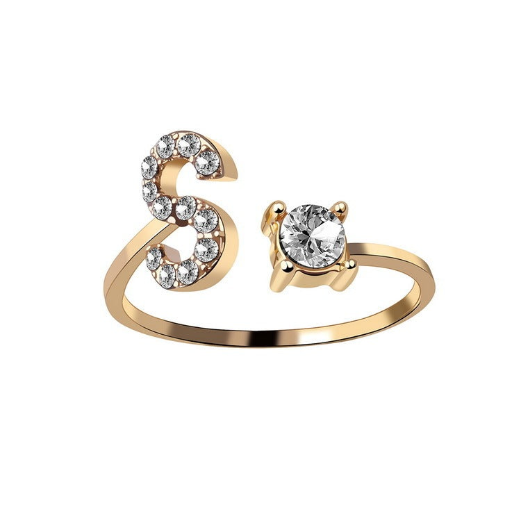 MONOGRAM NOIR - Personalisierter Initialenring