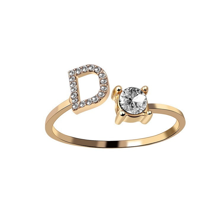 MONOGRAM NOIR - Personalisierter Initialenring
