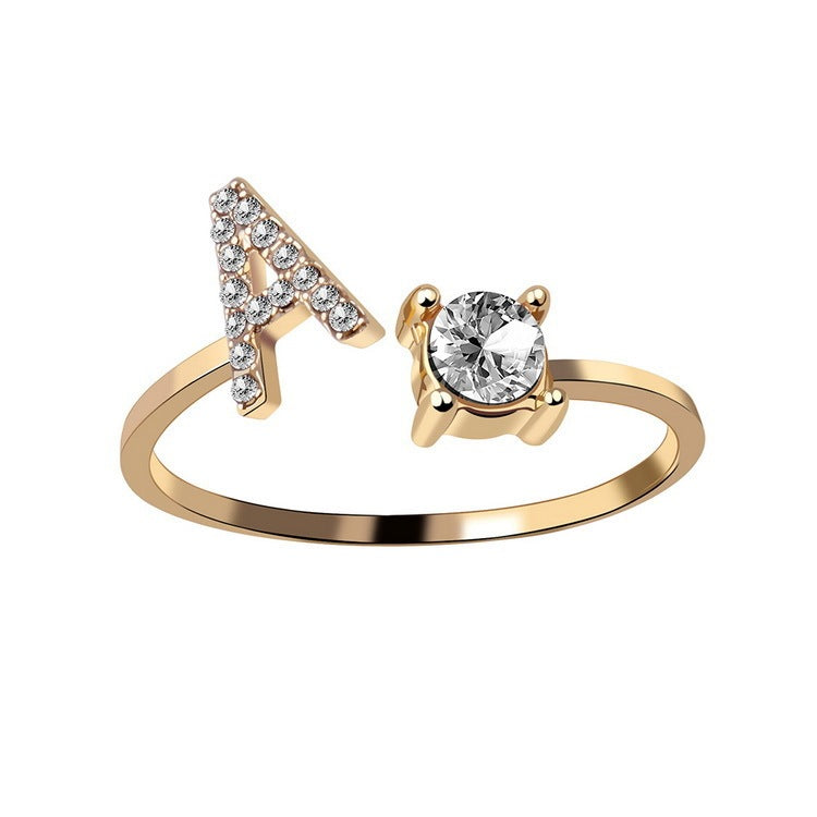 MONOGRAM NOIR - Personalisierter Initialenring