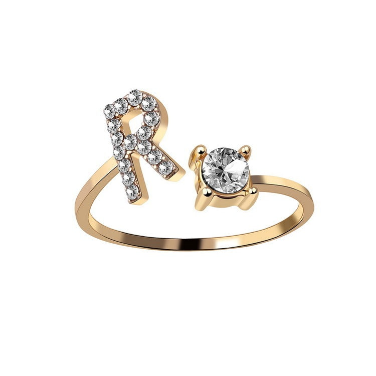 MONOGRAM NOIR - Personalisierter Initialenring