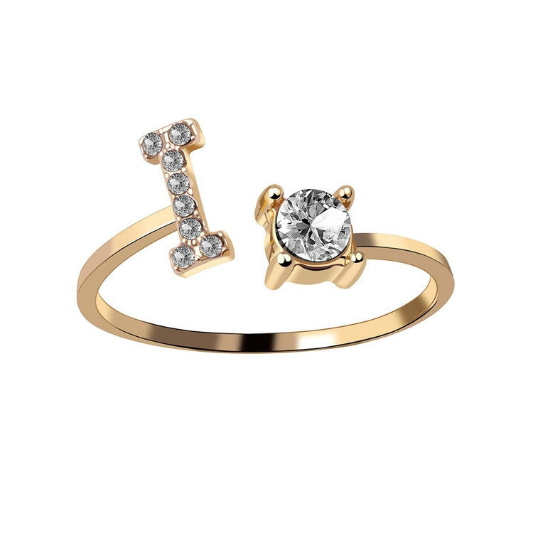MONOGRAM NOIR - Personalisierter Initialenring