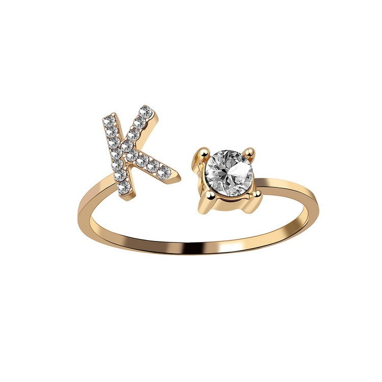 MONOGRAM NOIR - Personalisierter Initialenring