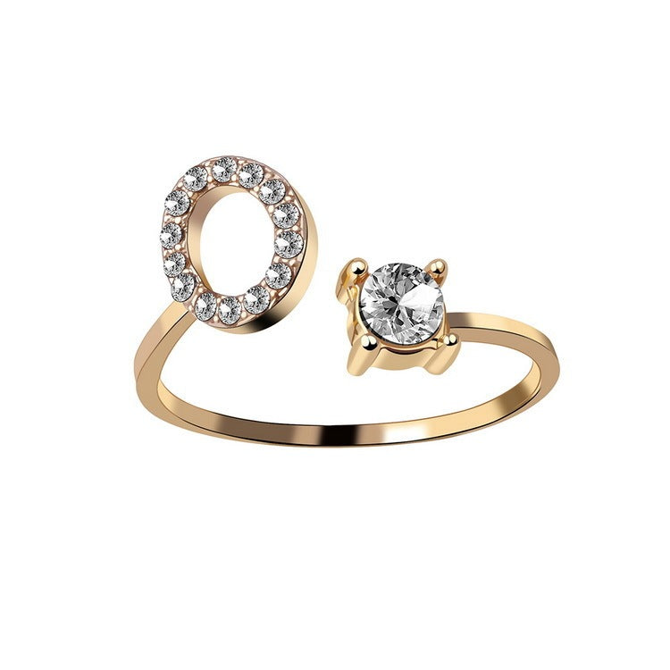 MONOGRAM NOIR - Personalisierter Initialenring