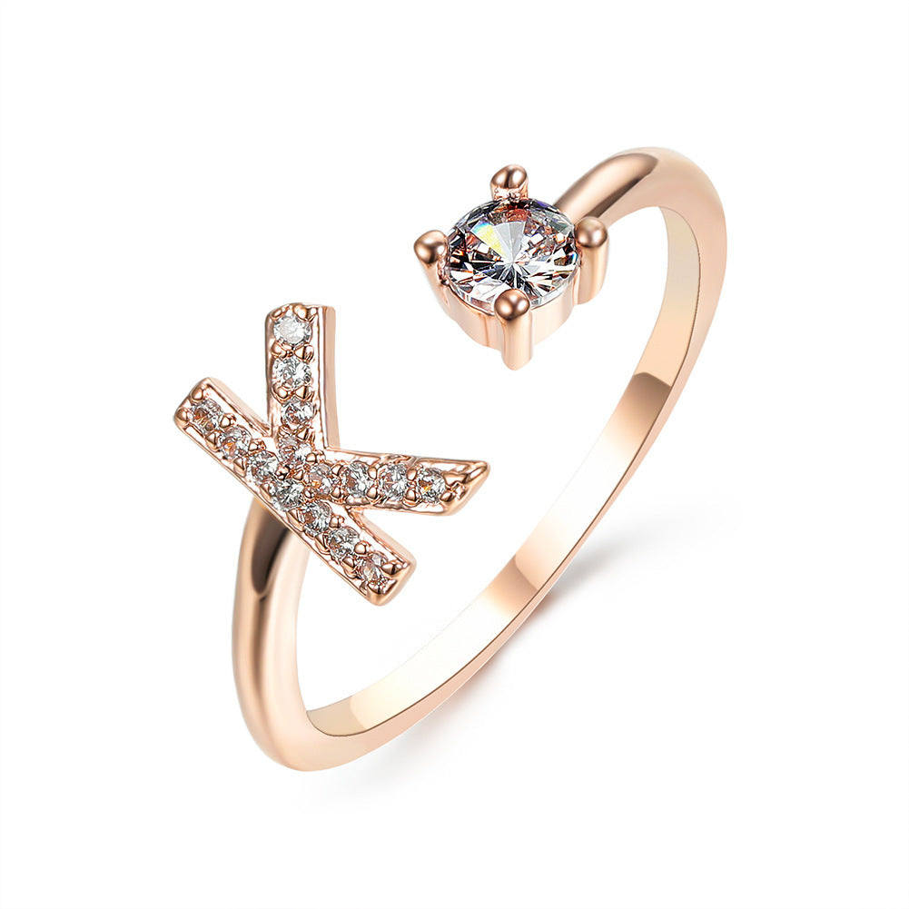 MONOGRAM NOIR - Personalisierter Initialenring