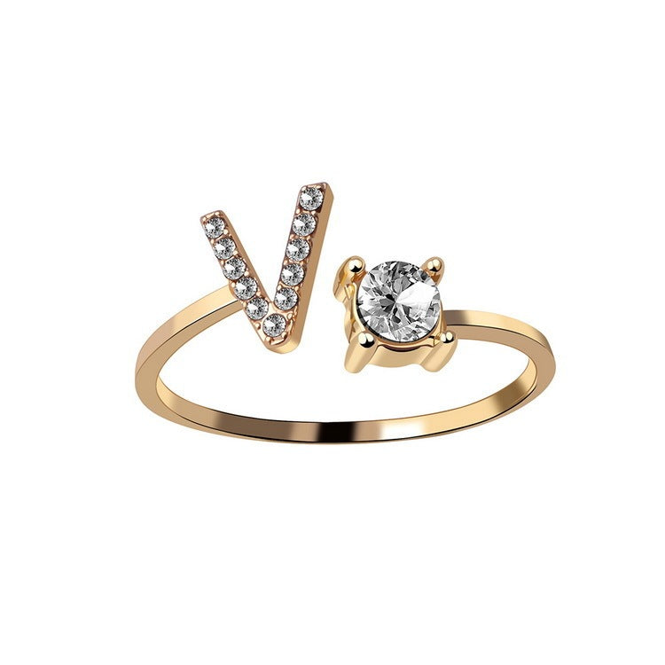 MONOGRAM NOIR - Personalisierter Initialenring