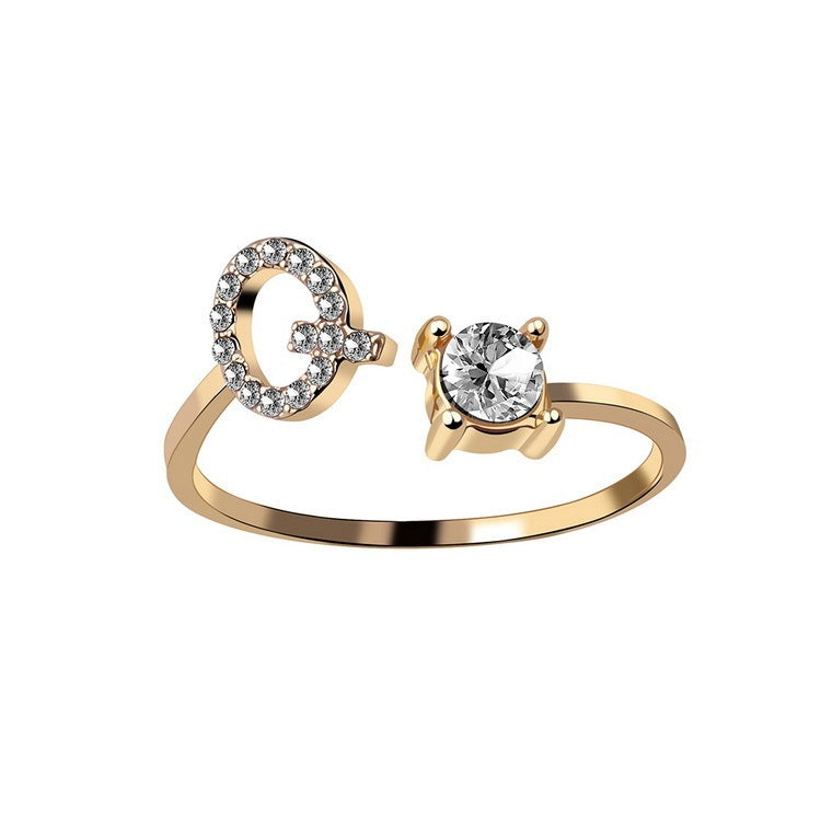 MONOGRAM NOIR - Personalisierter Initialenring