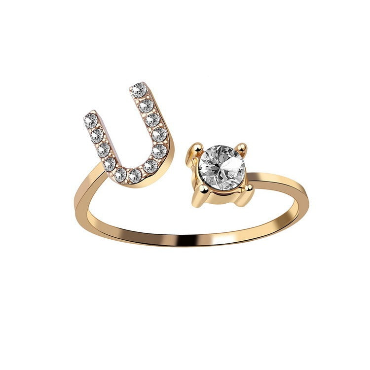 MONOGRAM NOIR - Personalisierter Initialenring