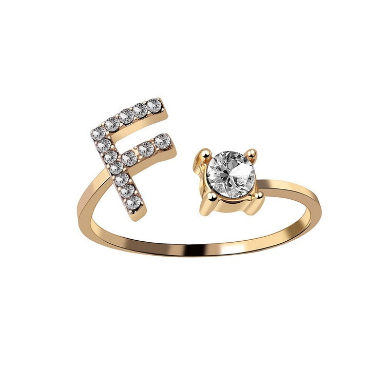 MONOGRAM NOIR - Personalisierter Initialenring