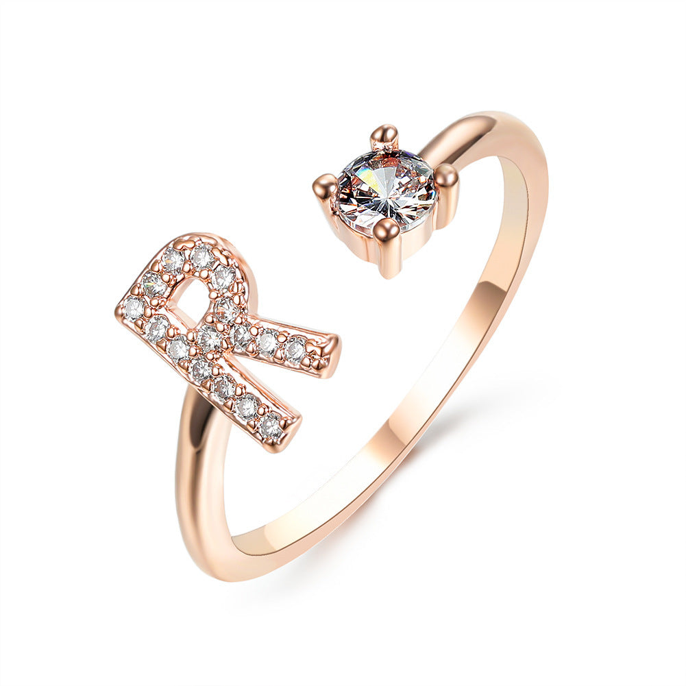 MONOGRAM NOIR - Personalisierter Initialenring
