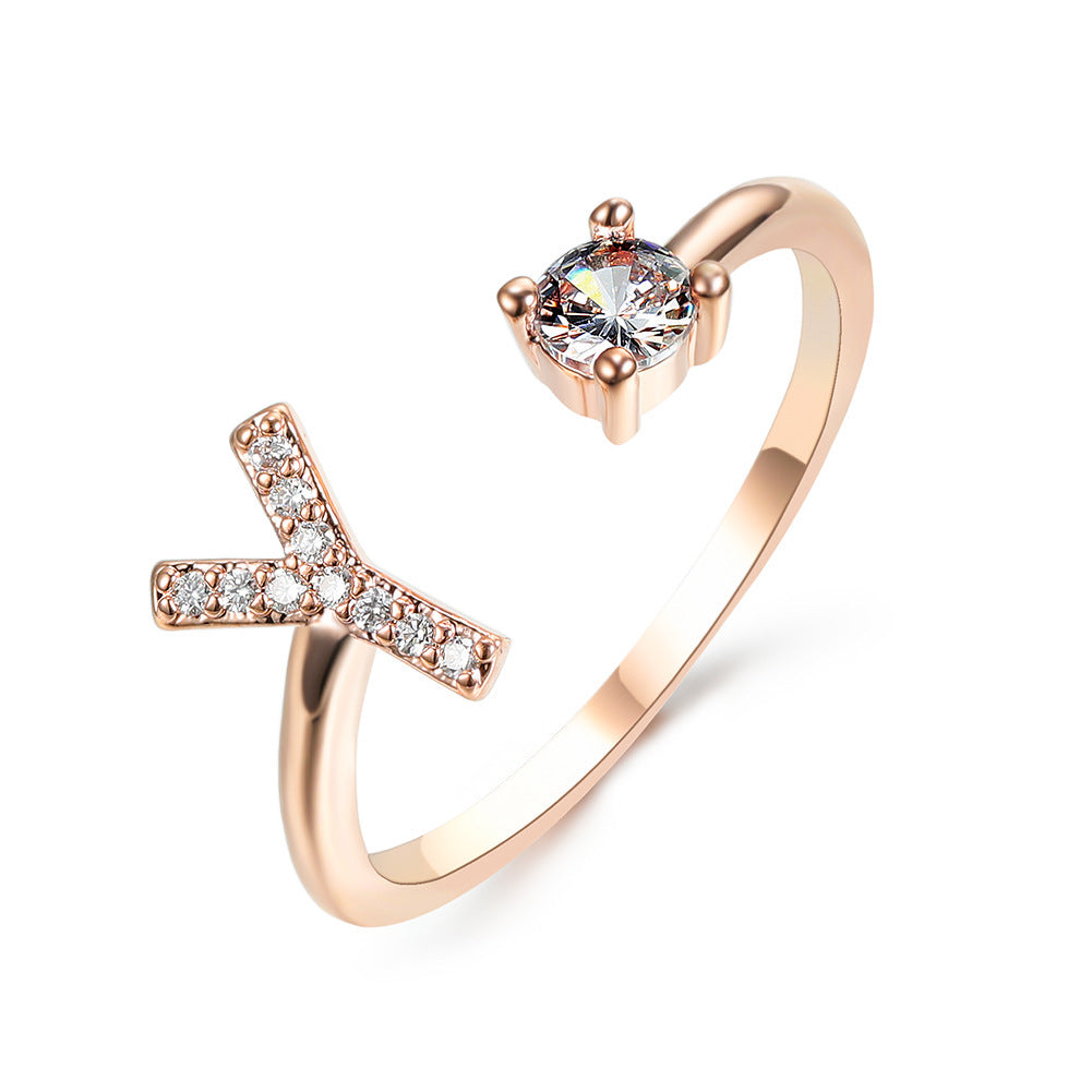MONOGRAM NOIR - Personalisierter Initialenring