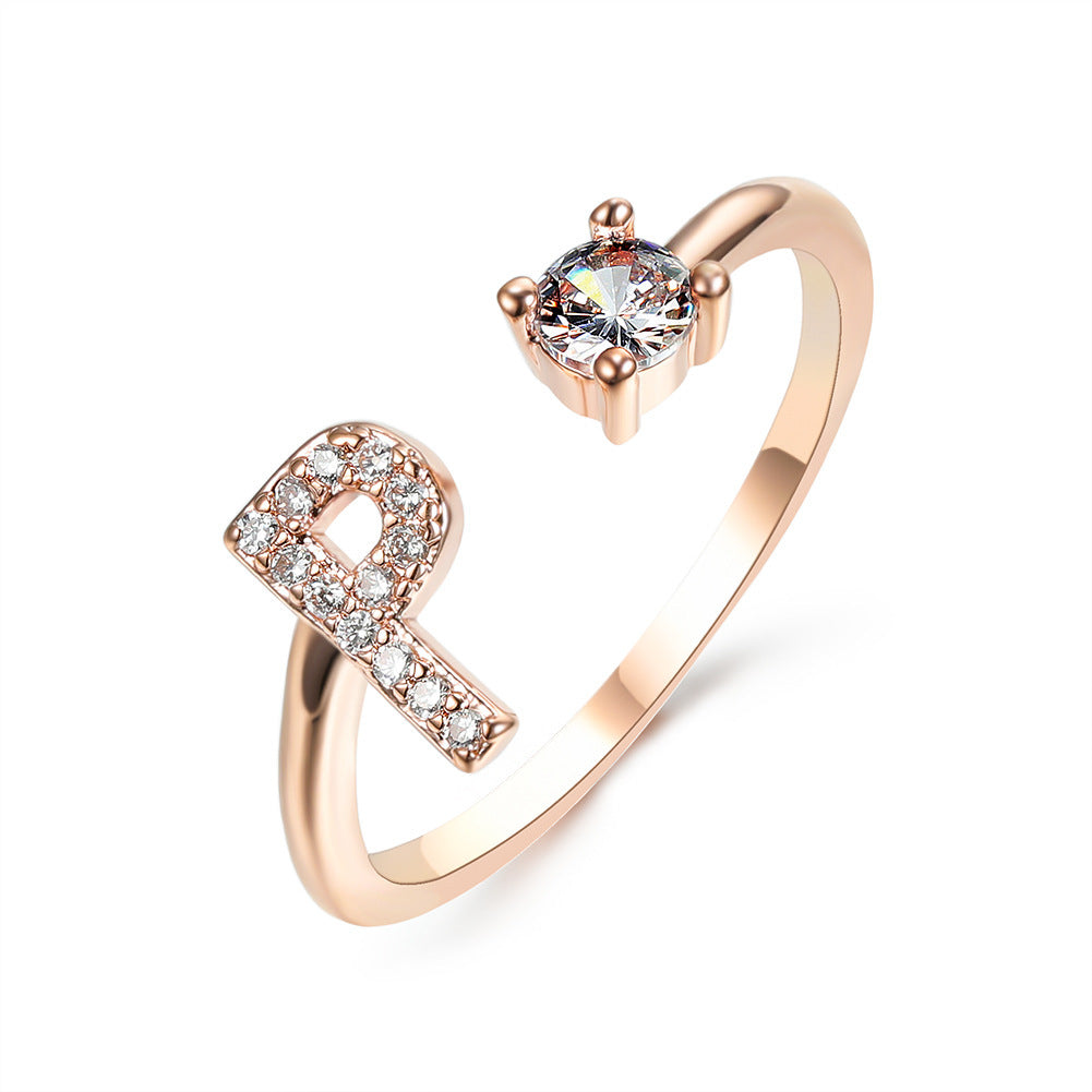 MONOGRAM NOIR - Personalisierter Initialenring