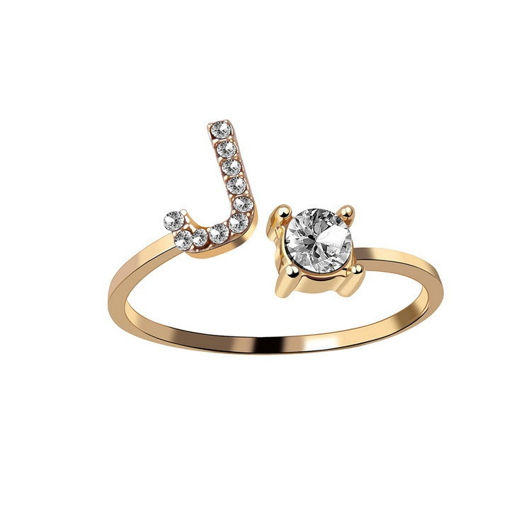 MONOGRAM NOIR - Personalisierter Initialenring