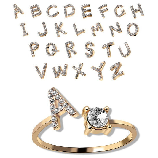 MONOGRAM NOIR - Personalisierter Initialenring