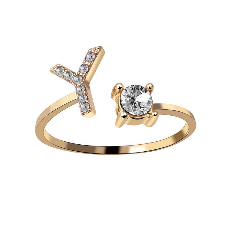 MONOGRAM NOIR - Personalisierter Initialenring