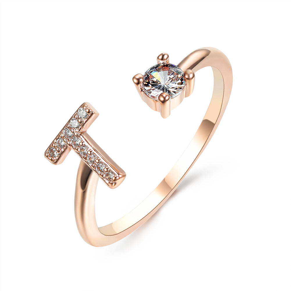 MONOGRAM NOIR - Personalisierter Initialenring
