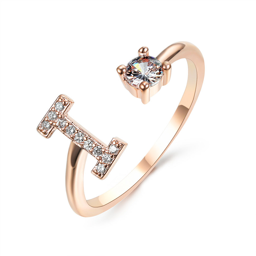 MONOGRAM NOIR - Personalisierter Initialenring