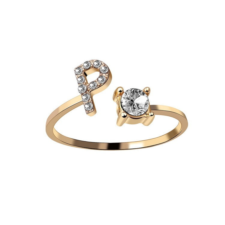 MONOGRAM NOIR - Personalisierter Initialenring