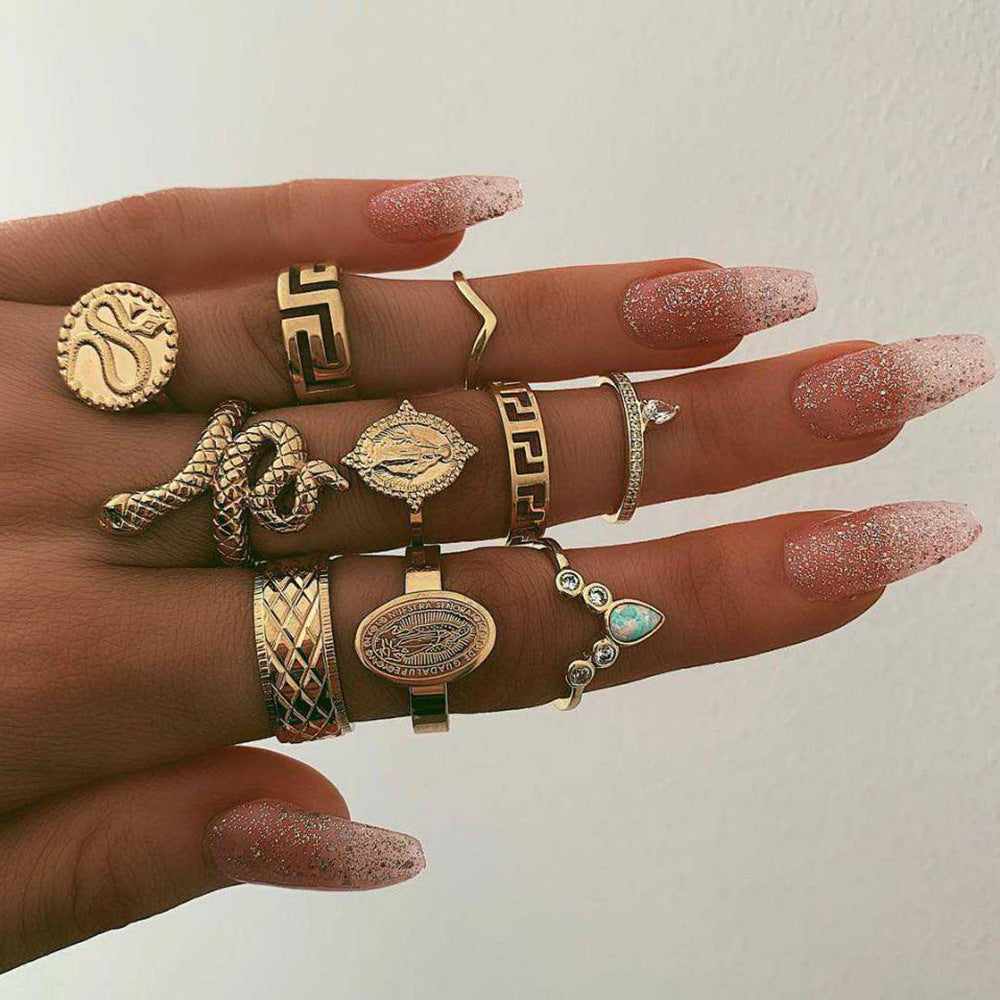 ICON SET 10 - Luxuriöses Statement Ringset