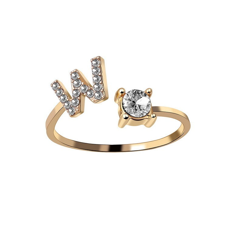 MONOGRAM NOIR - Personalisierter Initialenring