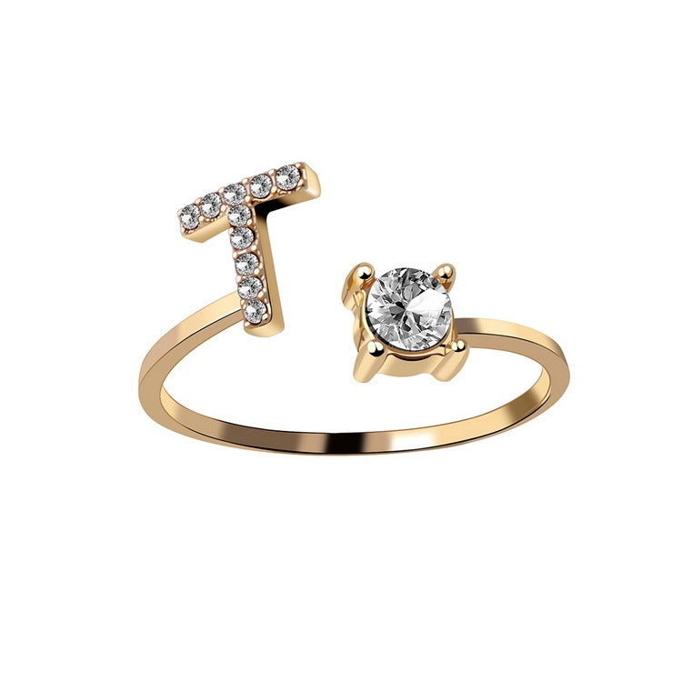 MONOGRAM NOIR - Personalisierter Initialenring