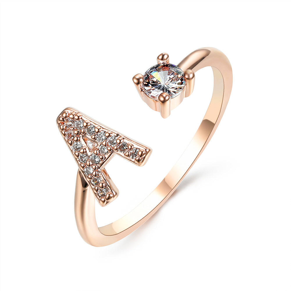 MONOGRAM NOIR - Personalisierter Initialenring