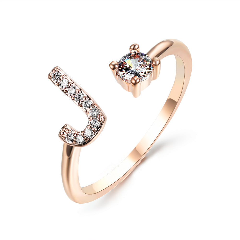 MONOGRAM NOIR - Personalisierter Initialenring