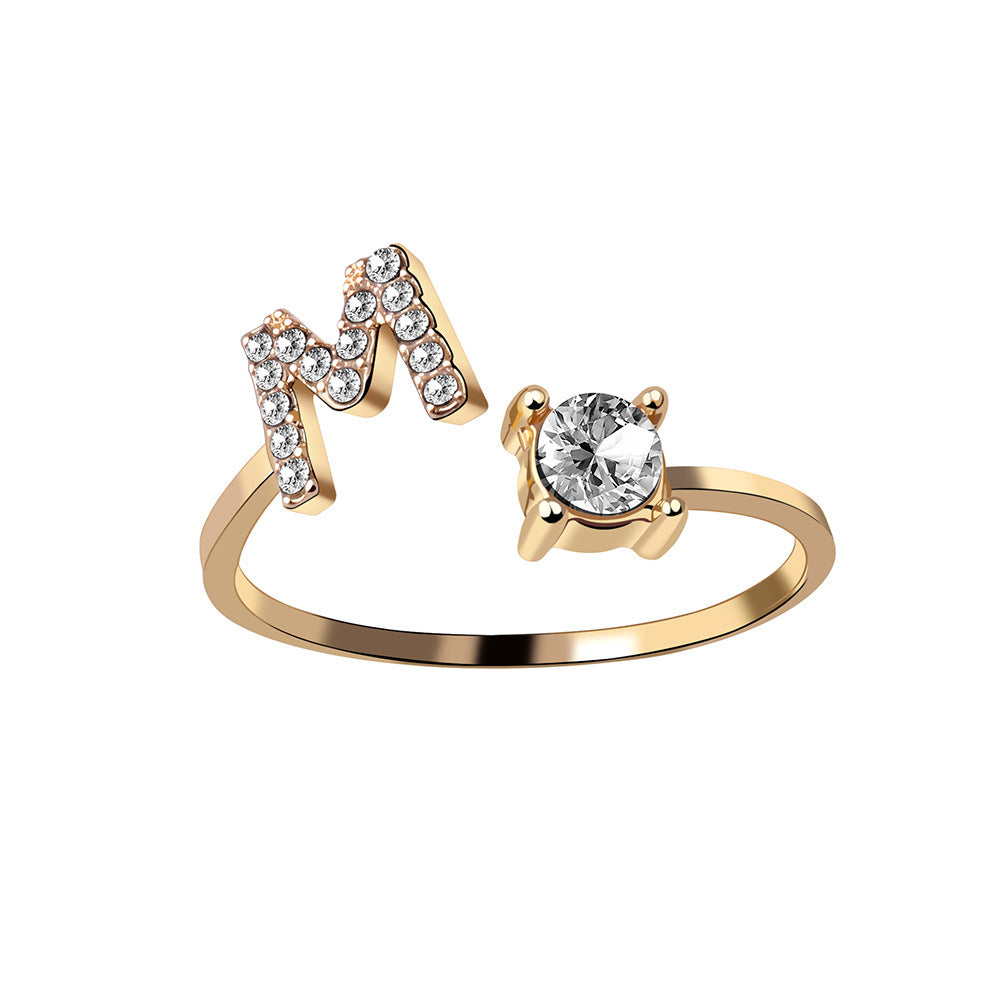 MONOGRAM NOIR - Personalisierter Initialenring