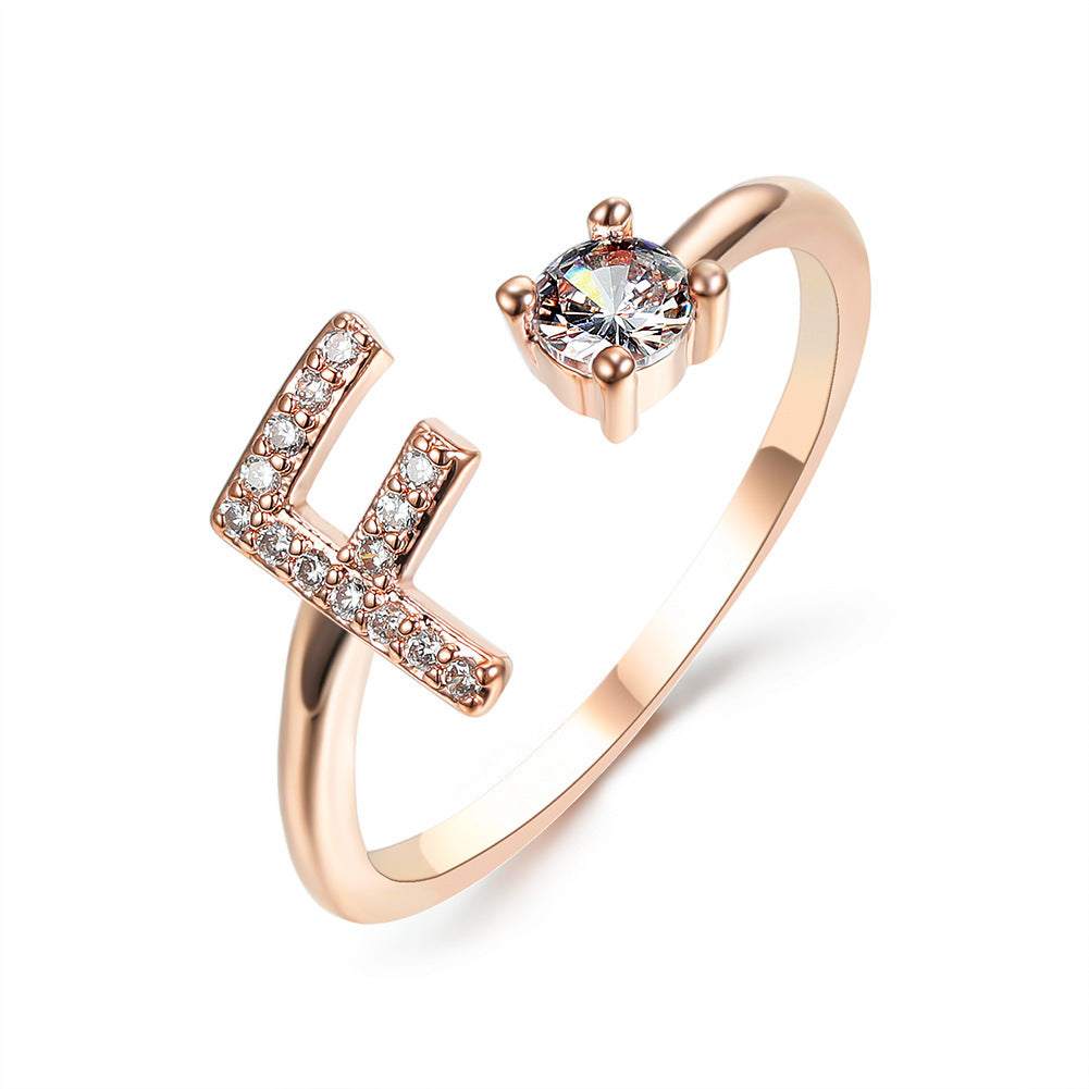 MONOGRAM NOIR - Personalisierter Initialenring