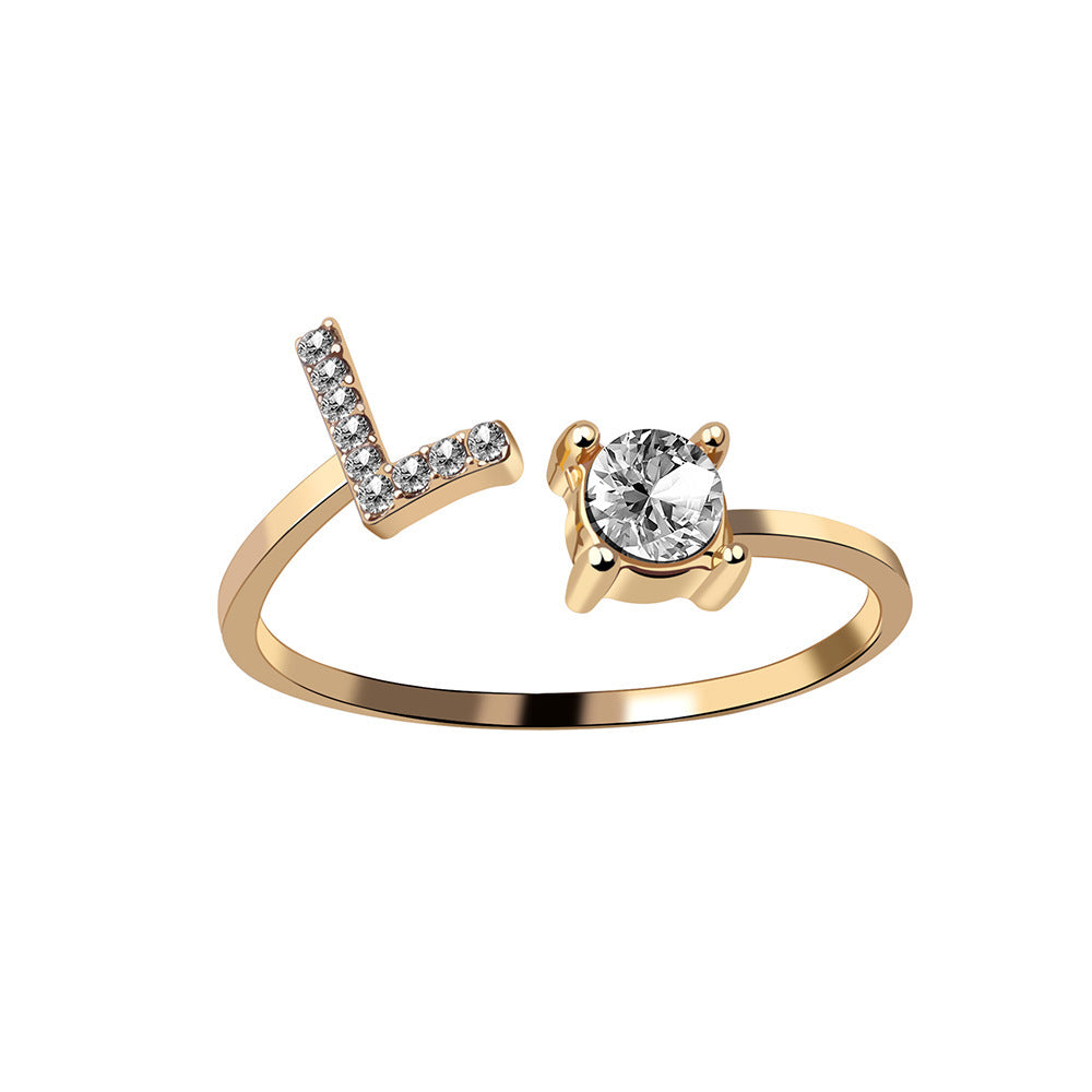 MONOGRAM NOIR - Personalisierter Initialenring